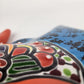 Blue & Orange Talavera-Style Fish Wall Décor 9.5" – Mexican Ceramic Folk Art