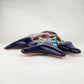Blue Talavera-Style Fish Wall Décor 7.5" – Mexican Ceramic Folk Art
