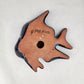 Blue Talavera-Style Fish Wall Décor 7.5" – Mexican Ceramic Folk Art