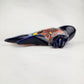 Navy Blue Talavera-Style Fish Wall Décor 9.5" – Mexican Ceramic Folk Art