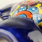 Navy Blue Talavera-Style Fish Wall Décor 9.5" – Mexican Ceramic Folk Art