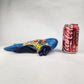 Navy & Light Blue Talavera-Style Fish Wall Décor 9.5" – Mexican Ceramic Folk Art