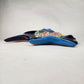 Navy Blue Talavera-Style Fish Wall Décor 13" – Mexican Ceramic Folk Art