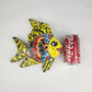Yellow Talavera-Style Fish Wall Décor 9.5" – Mexican Ceramic Folk Art