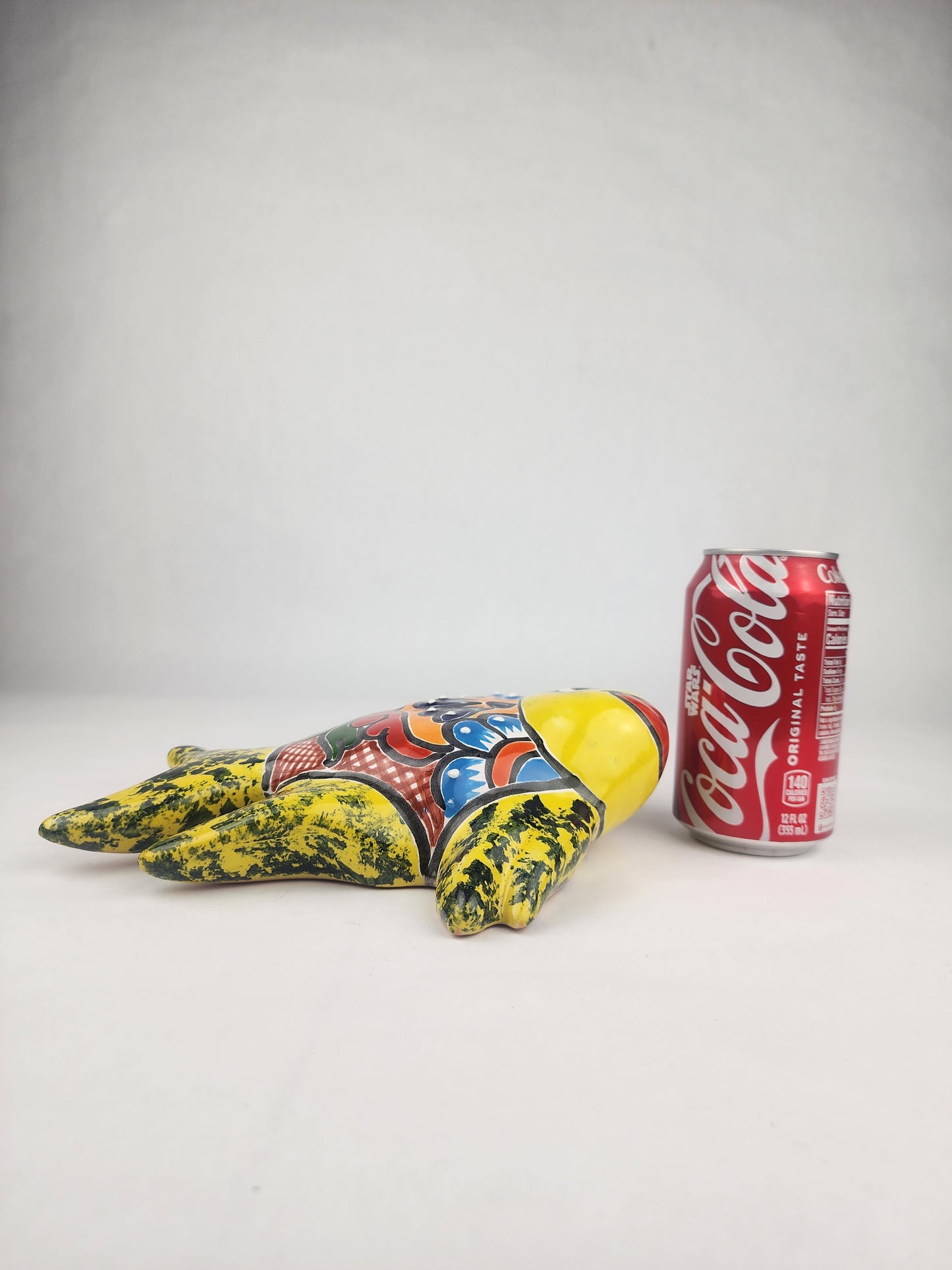 Yellow Talavera-Style Fish Wall Décor 9.5" – Mexican Ceramic Folk Art