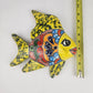 Yellow Talavera-Style Fish Wall Décor 9.5" – Mexican Ceramic Folk Art