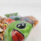 Green & Orange Talavera-Style Fish Wall Décor 7.5" – Mexican Ceramic Folk Art