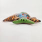 Green & Orange Talavera-Style Fish Wall Décor 7.5" – Mexican Ceramic Folk Art