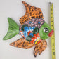 Green Talavera-Style Fish Wall Décor 13" – Mexican Ceramic Folk Art