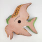 Green Talavera-Style Fish Wall Décor 13" – Mexican Ceramic Folk Art