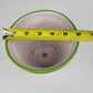 Green Rim Talavera Ceramic Planter 6" | Decorative Flower Pot