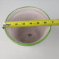 Green Rim Talavera Ceramic Planter 7" | Patio Accent