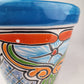 Blue Rim Talavera Ceramic Planter 8" | Indoor & Outdoor Planter