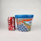 Blue Rim Talavera Ceramic Planter 7" | Houseplant Planter