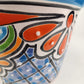 Blue Rim Talavera Ceramic Planter 7" | Houseplant Planter