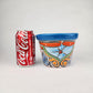 Blue Rim Talavera Ceramic Planter 6" | Decorative Flower Pot