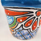 Blue Rim Talavera Ceramic Planter 6" | Decorative Flower Pot