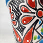 Blue Rim Talavera Ceramic Planter 6" | Decorative Flower Pot