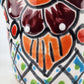 Blue Rim Talavera-Style Ceramic Planter 5" | Indoor Plant Pot