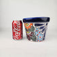 Blue Rim Talavera Ceramic Planter 7" | Garden Planter