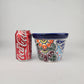 Blue Rim Talavera Ceramic Planter 6" | Decorative Flower Pot