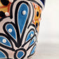 Blue Rim Talavera Ceramic Planter 5" | Succulent Planter