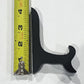 Black Wood Display Stand 4" | Ceramic Tile & Mini Artwork Easel