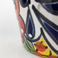 Red Rim Talavera-Style Ceramic Planter 6" | Succulent Plant Pot