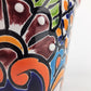 Red Rim Talavera-Style Ceramic Planter 5" | Succulent Plant Pot
