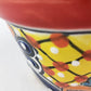 Red Rim Talavera-Style Ceramic Planter 5" | Succulent Plant Pot