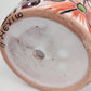 Red Orange Rim Talavera-Style Ceramic Planter 7" | Indoor Plant Pot