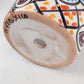 Red Orange Rim Talavera-Style Ceramic Planter 6" | Indoor Plant Pot