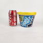 Yellow Rim Talavera-Style Ceramic Planter 6" | Indoor Plant Pot