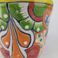 Yellow Rim Talavera-Style Ceramic Planter 5" | Succulent Plant Pot