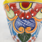 Yellow Rim Talavera-Style Ceramic Planter 8" | Indoor Houseplant Pot