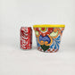 Yellow Rim Talavera-Style Ceramic Planter 7" | Decorative Flower Pot
