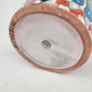 Yellow Rim Talavera-Style Ceramic Planter 7" | Decorative Flower Pot