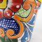 Yellow Rim Talavera-Style Ceramic Planter 6" | Decorative Flower Pot