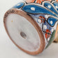 Yellow Rim Talavera-Style Ceramic Planter 6" | Decorative Flower Pot