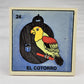 Birds & Nature Lotería Coaster Bundle – 4-Piece Mexican Ceramic Set
