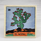 El Nopal #39 Mexican Lotería decorative ceramic tile