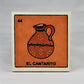 Cantina Nights Lotería Coaster Bundle – 4-Piece Mexican Ceramic Set
