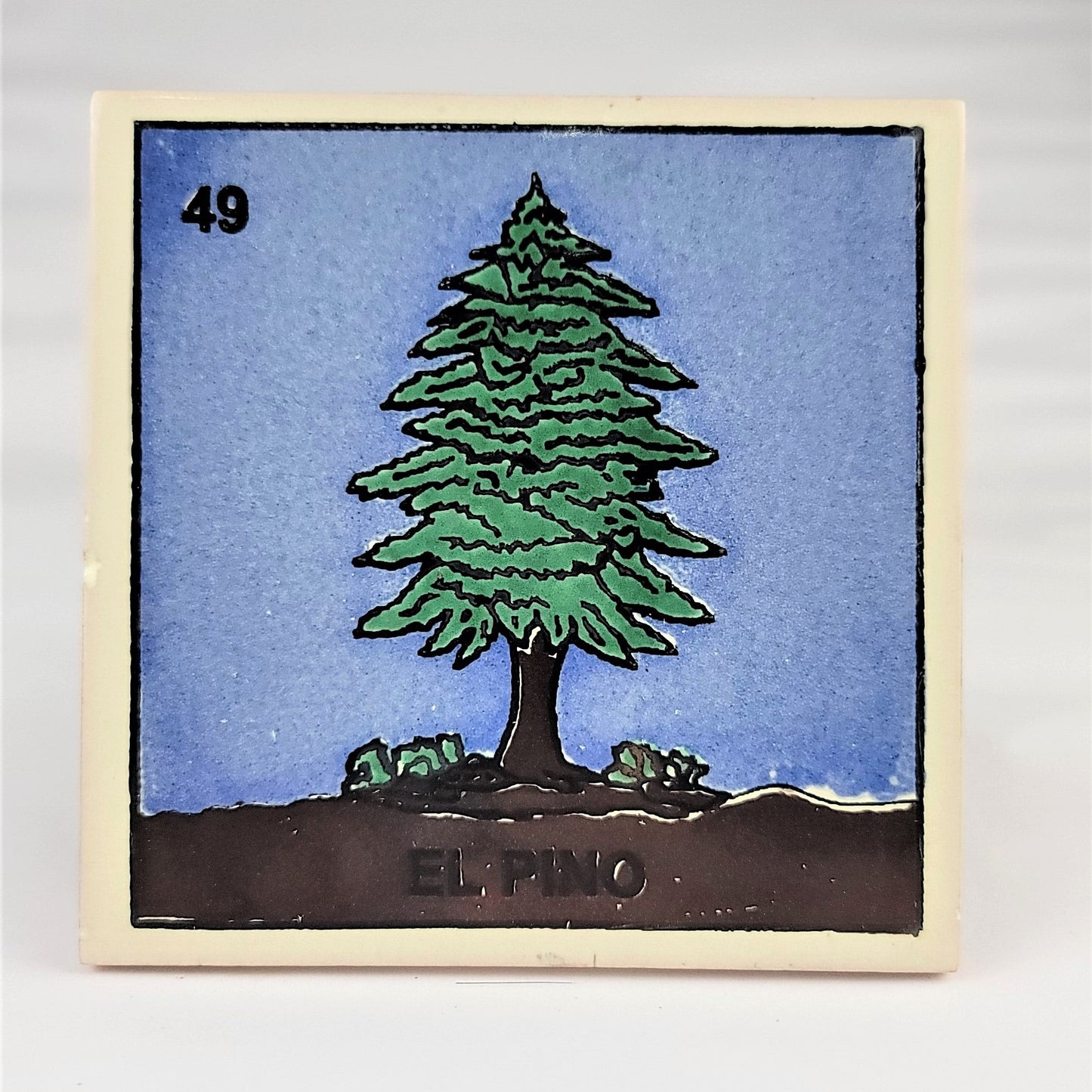 Birds & Nature Lotería Coaster Bundle – 4-Piece Mexican Ceramic Set