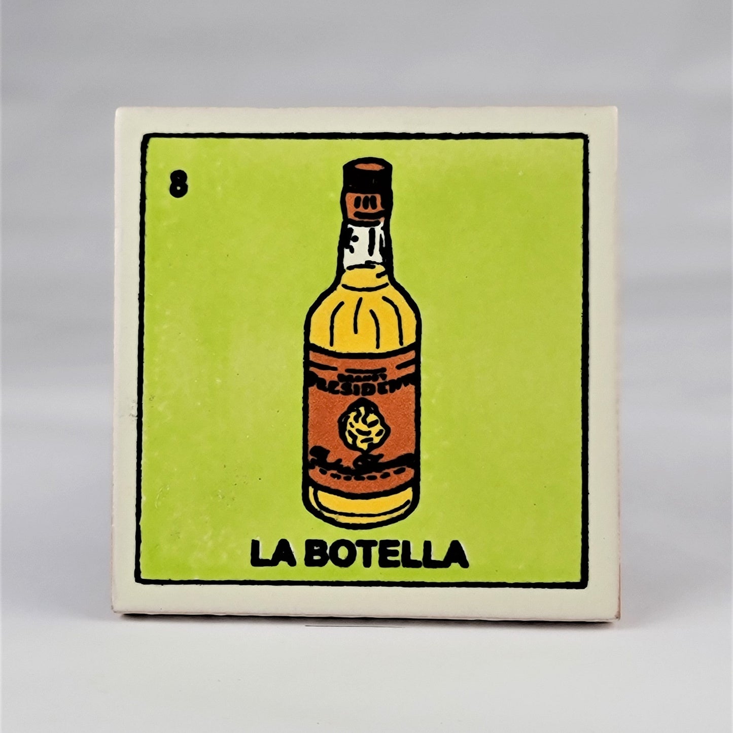 Cantina Nights Lotería Coaster Bundle – 4-Piece Mexican Ceramic Set