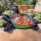 Talavera-Style Ceramic Turtle Figurine 8.5" – Mexican Folk Art Décor