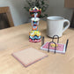 4-Piece Catrina & Lotería Coaster Gift Set – Mexican Folk Art