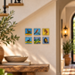 Creatures of Mexico Collection – 6-Piece Lotería Tile Set | Mexican Wall Décor