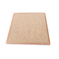Square mat with textured surface on a white background