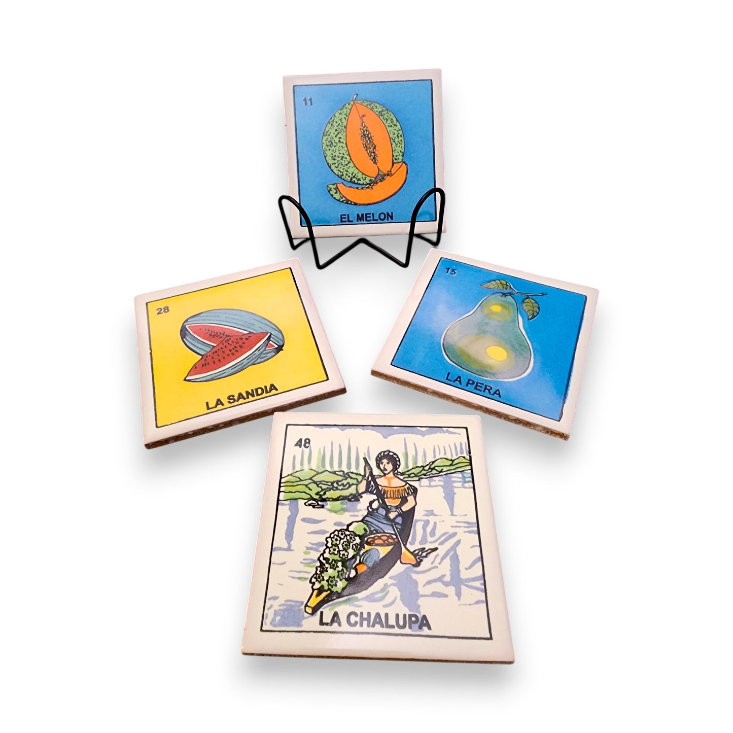Fresh Market Lotería Coaster Bundle (4-Piece)