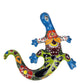 Wall Deco Clay Gecko Hand Painted